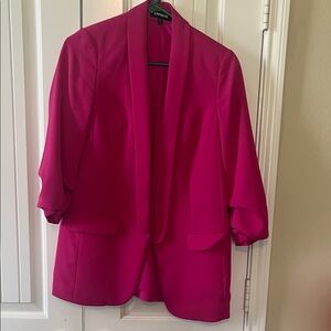 Express Women's Vibrant Pink Blazer